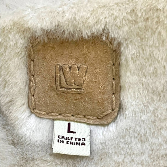 Wilsons Leather Suede Jacket, Large, Faux Fur-Lined Shawl Collar - Picture 7 of 9